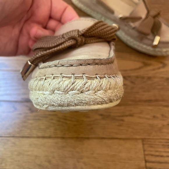 TOD’S Leather Lace Loafer Espadrille Shoes - Picture 2 of 16